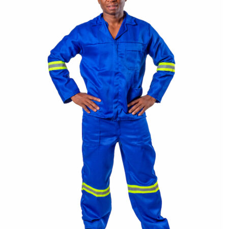 Vulcan 2 Piece Royal Blue with Tape Overall